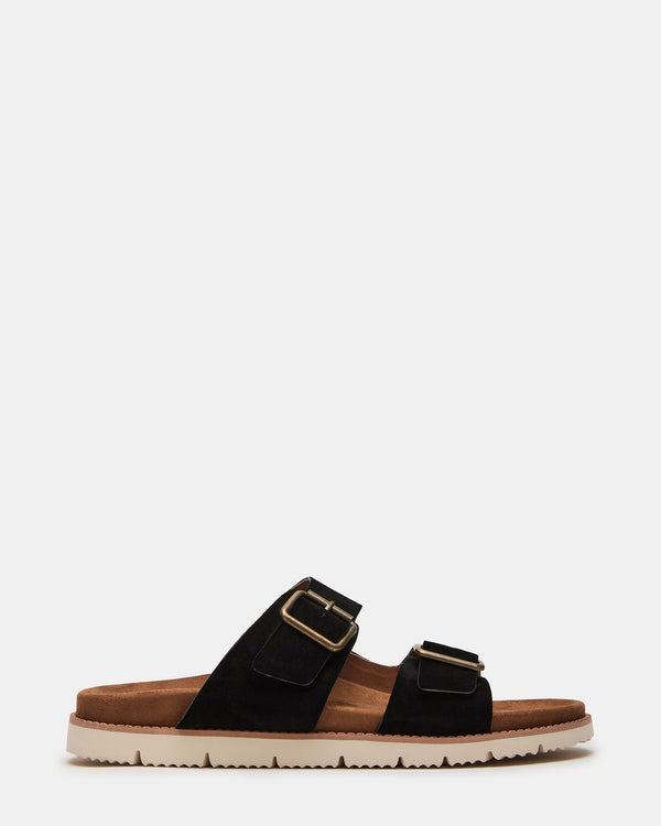 Steve Madden Corban Black Suede CORBAN MEN'S SHOES