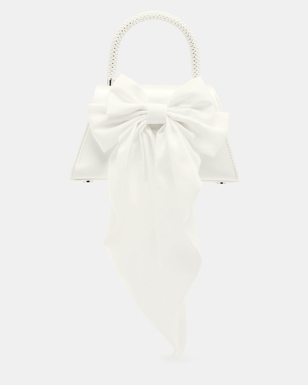 Steve Madden Cosette Bag White Satin COSETTEBAG