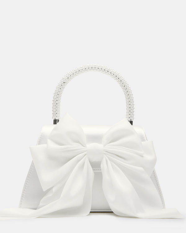 Steve Madden Cosette Bag White Satin COSETTEBAG