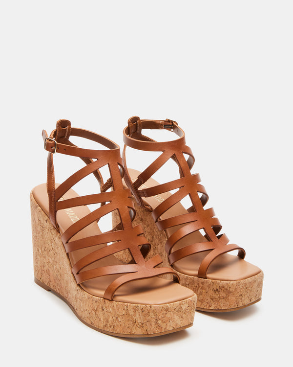Steve Madden Cozette Tan Leather COZETTE