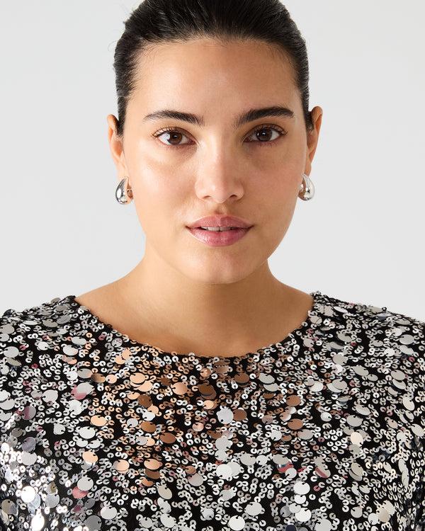 Steve Madden Cressa Top Silver CRESSATOP