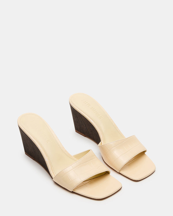 Steve Madden Curcio Beige Crocodile CURCIO