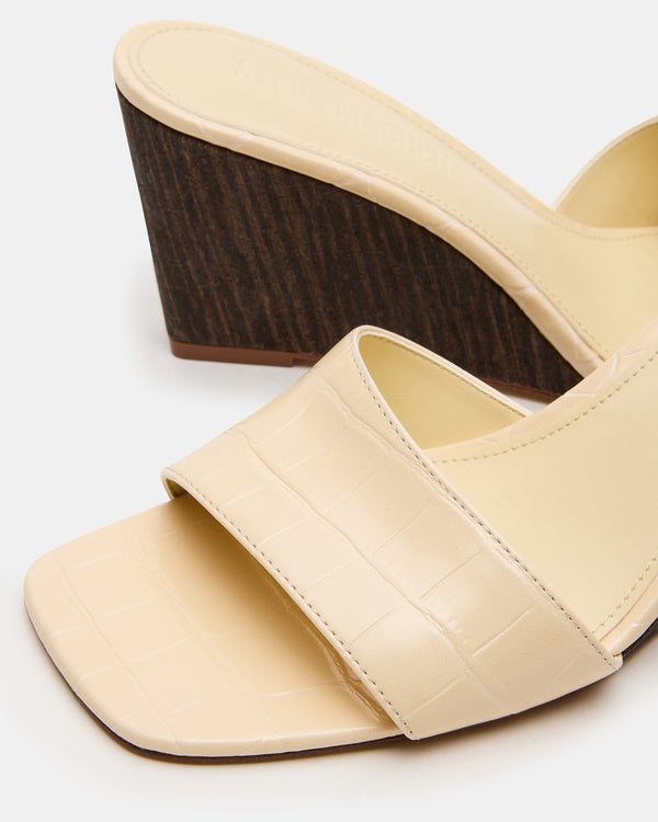 Steve Madden Curcio Beige Crocodile CURCIO