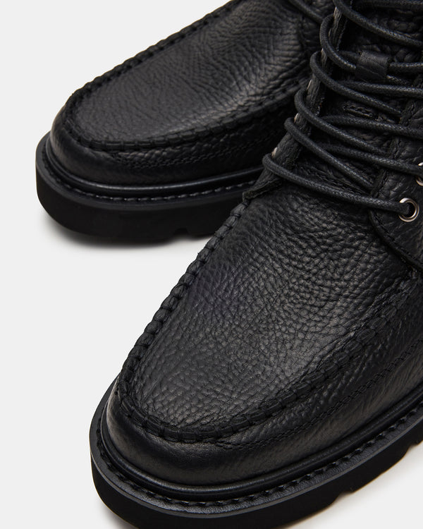 Steve Madden Dael Black Leather