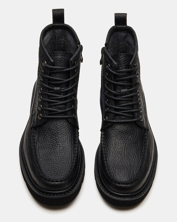 Steve Madden Dael Black Leather