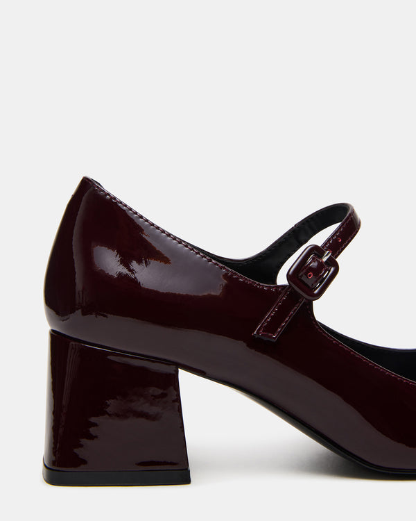Steve Madden Darcey Wine Patent