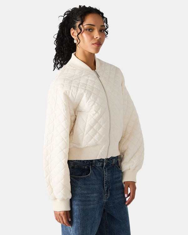 Steve Madden Darla Jacket Ivory DARLAJACKET
