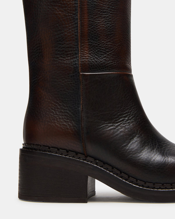 Steve Madden Davos Cognac Leather DAVOS