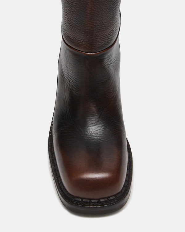 Steve Madden Davos Cognac Leather DAVOS