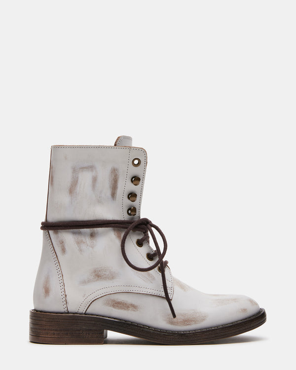 Steve Madden Devie White Leather
