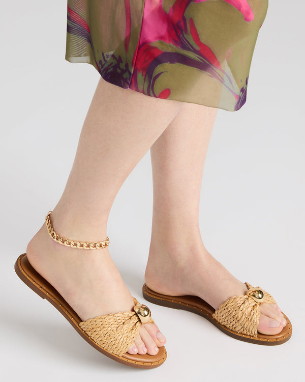 Steve Madden Dipsy Natural Raffia