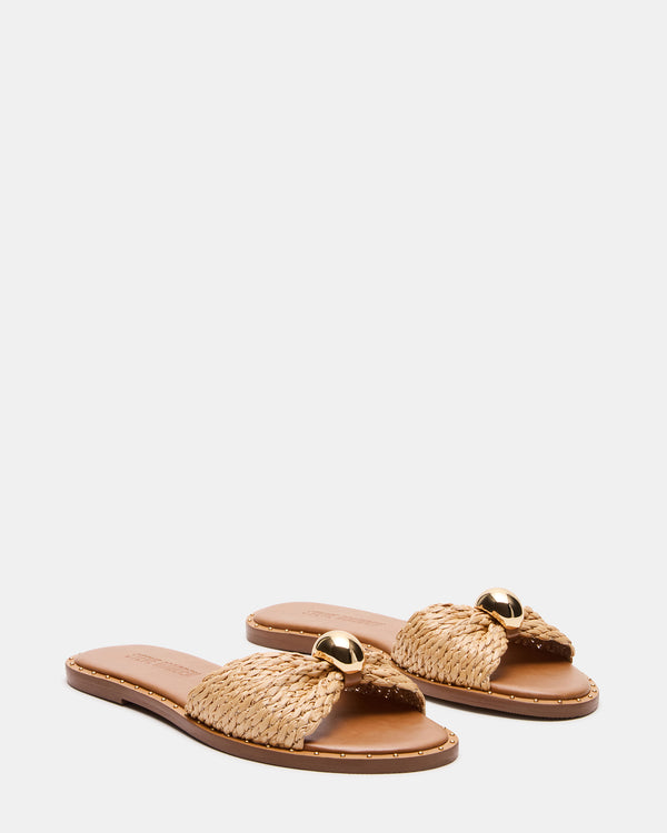 Steve Madden Dipsy Natural Raffia