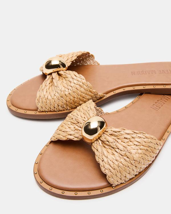 Steve Madden Dipsy Natural Raffia