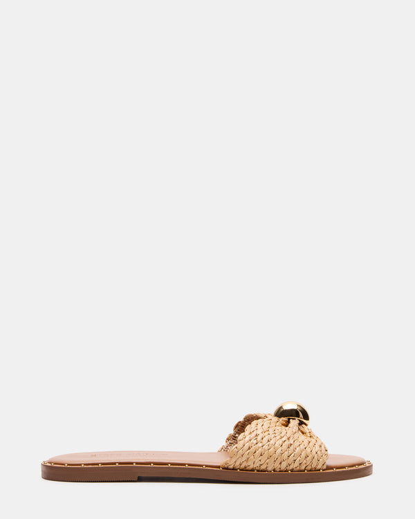 Steve Madden Dipsy Natural Raffia