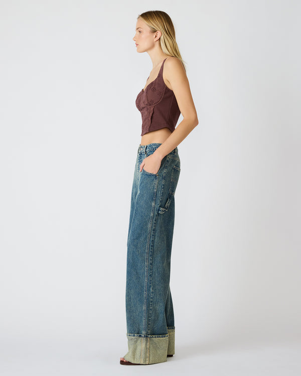 Steve Madden Dixie Knit Top Walnut DIXIEKNITTOP