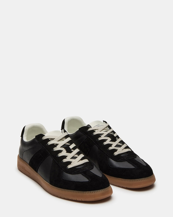 Steve Madden Dixon Black Leather DIXON MEN'S SHOES