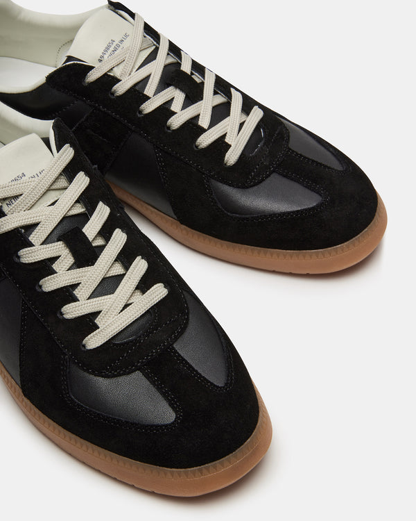 Steve Madden Dixon Black Leather DIXON MEN'S SHOES