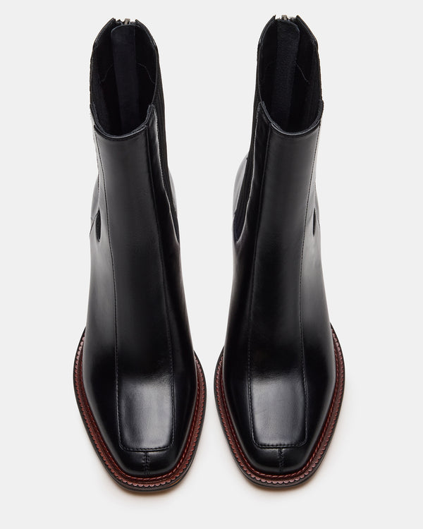 Steve Madden Downtown Black Leather