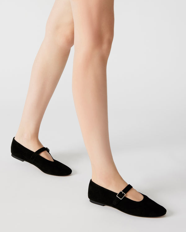 Steve Madden Dreaming Black Suede