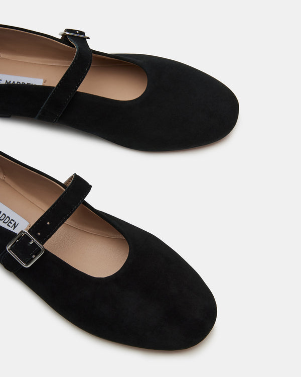 Steve Madden Dreaming Black Suede