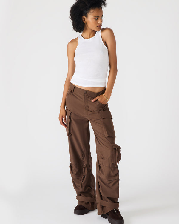 Steve Madden Duo Pant Chocolate DUOPANT
