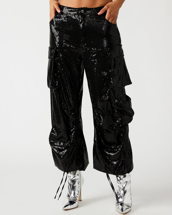 Steve Madden Duo Sequin Pant Black DUOSEQUINPANT