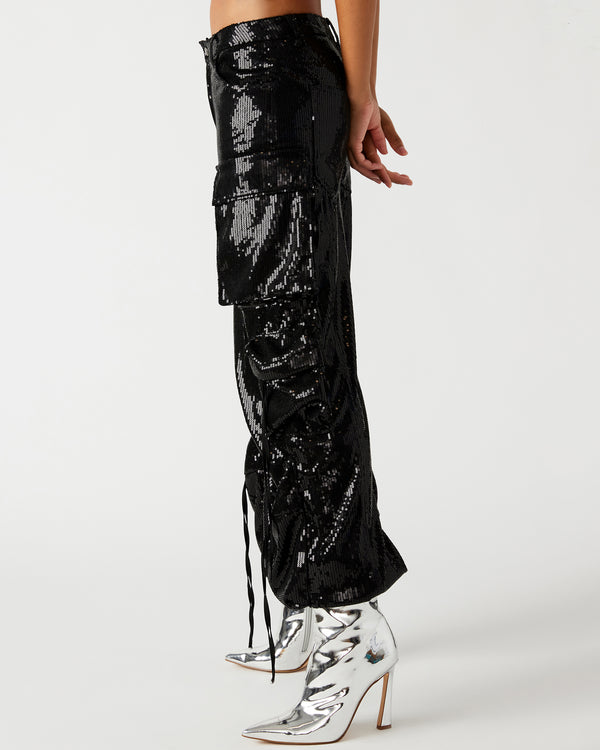 Steve Madden Duo Sequin Pant Black DUOSEQUINPANT