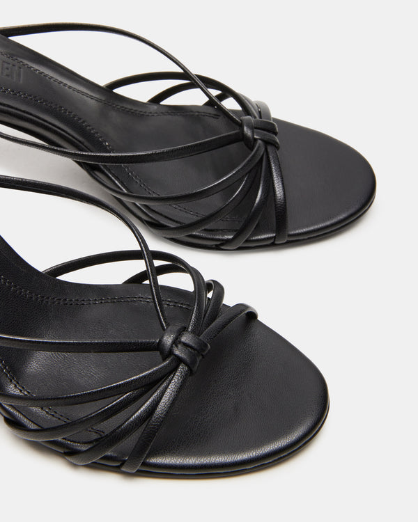 Steve Madden Edna Black Leather EDNA