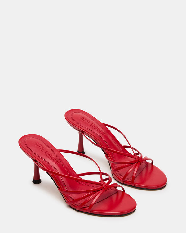 Steve Madden Edna Red Leather
