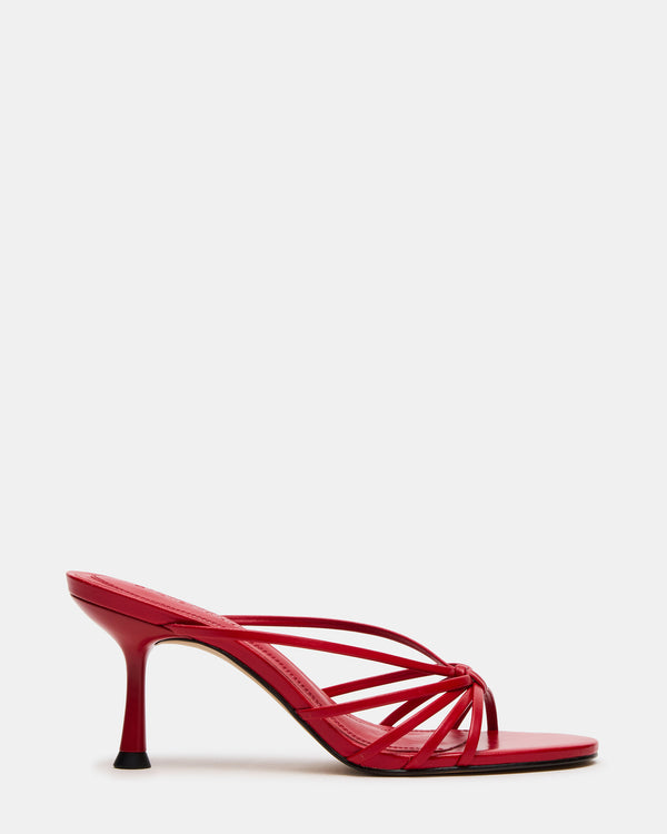 Steve Madden Edna Red Leather
