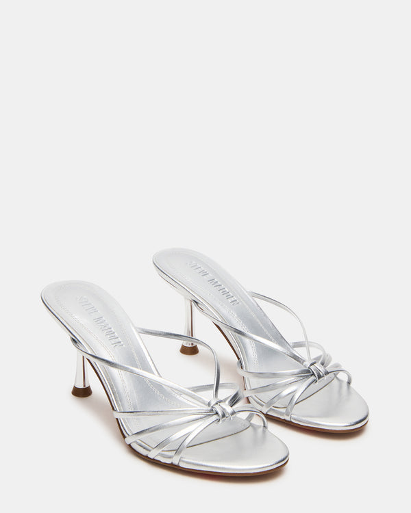 Steve Madden Edna Silver Leather EDNATHER