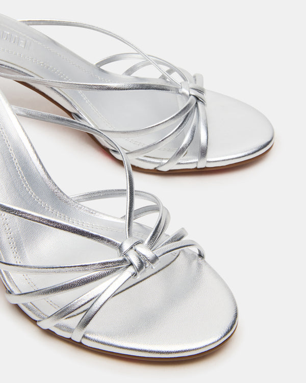 Steve Madden Edna Silver Leather EDNATHER