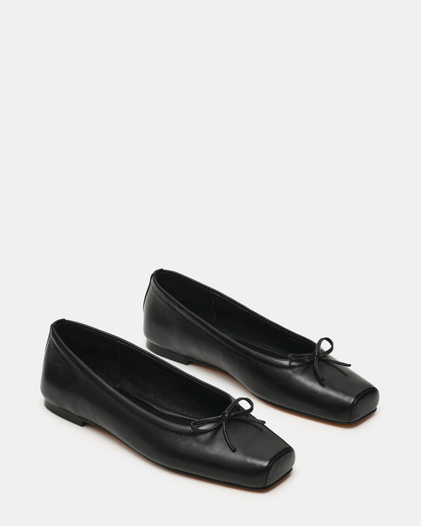 Steve Madden Eleve Black Leather ELEVEHER