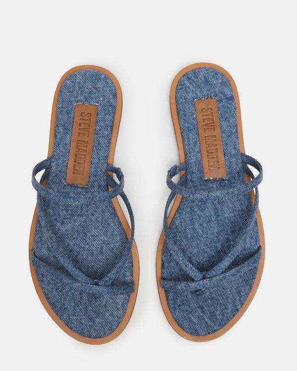 Steve Madden Ellery Denim Fabric ELLERY