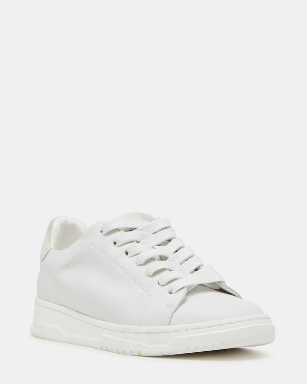 Steve Madden Elsin White Leather