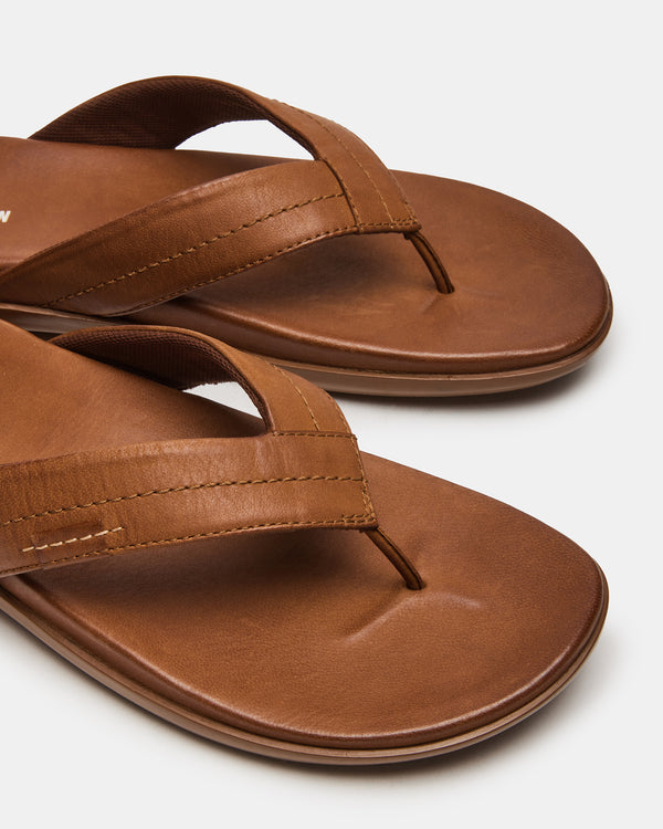 Steve Madden Emmett Tan Leather EMMETT MEN'S SHOES