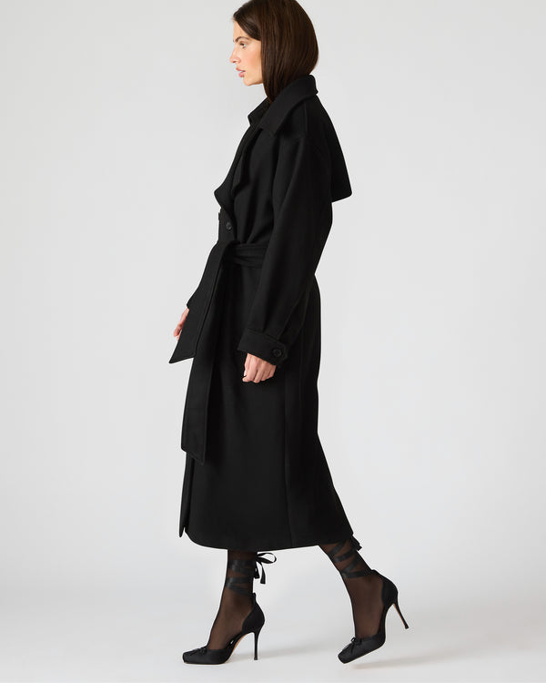 Steve Madden Enora Coat Black ENORACOAT