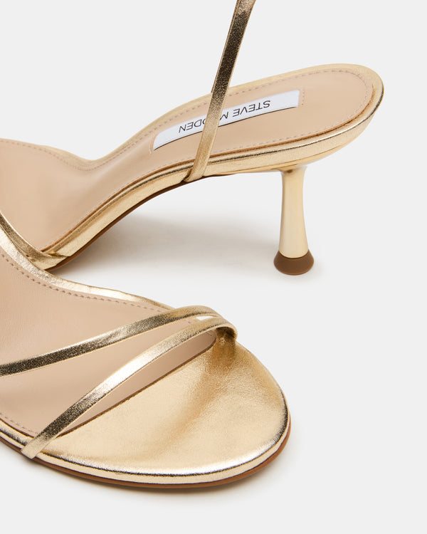 Steve Madden Eras Gold Leather