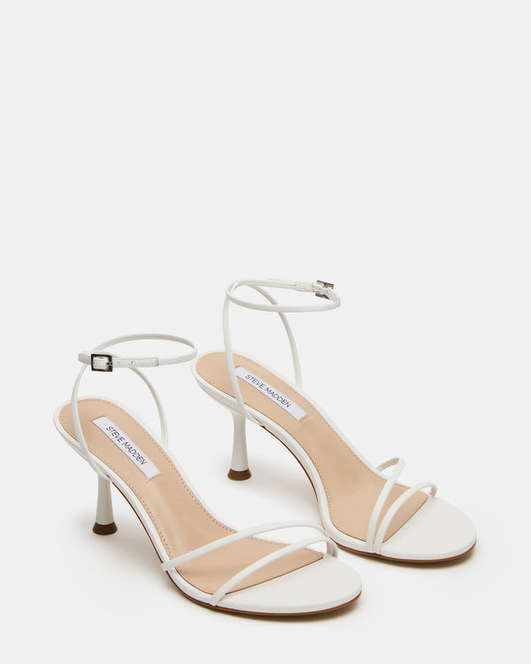 Steve Madden Eras White Leather
