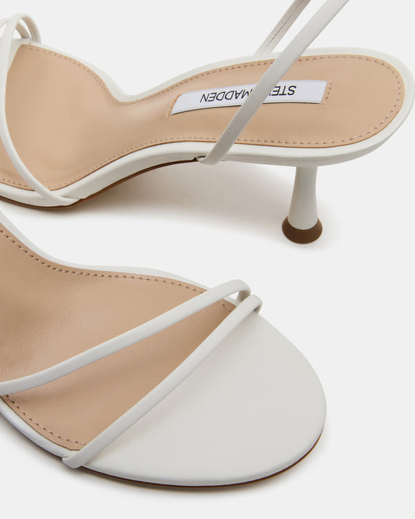 Steve Madden Eras White Leather