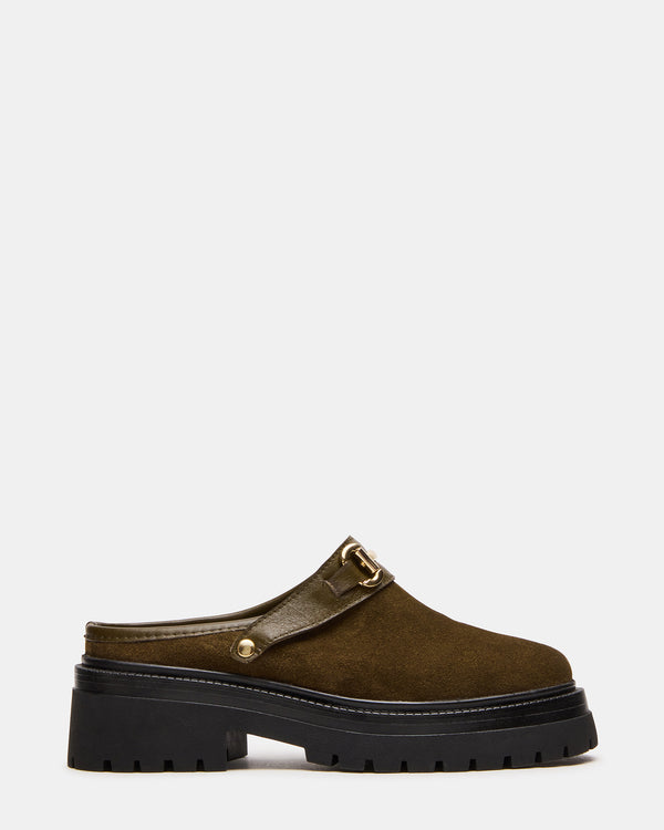 Steve Madden Erba Olive Suede ERBA