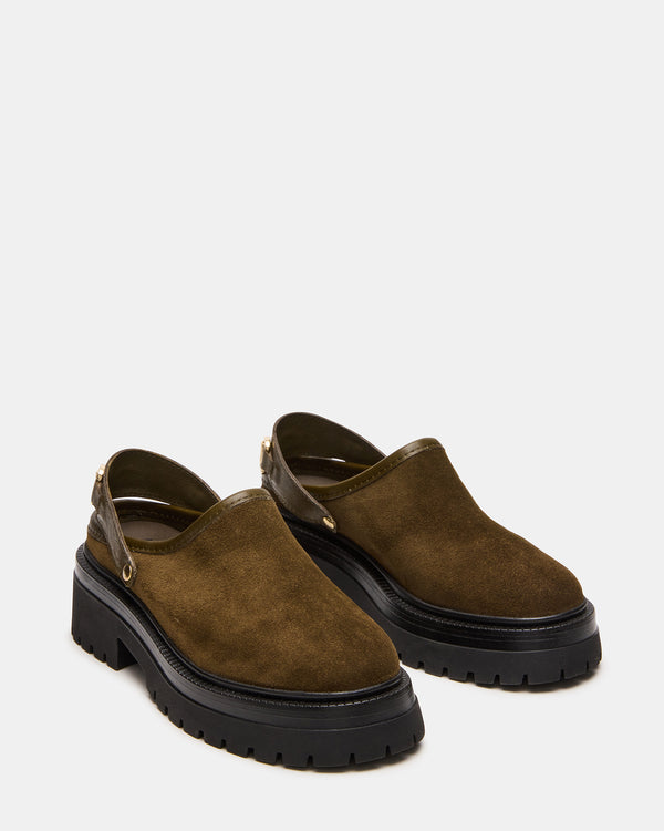 Steve Madden Erba Olive Suede ERBA