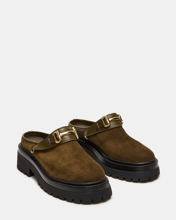 Steve Madden Erba Olive Suede ERBA