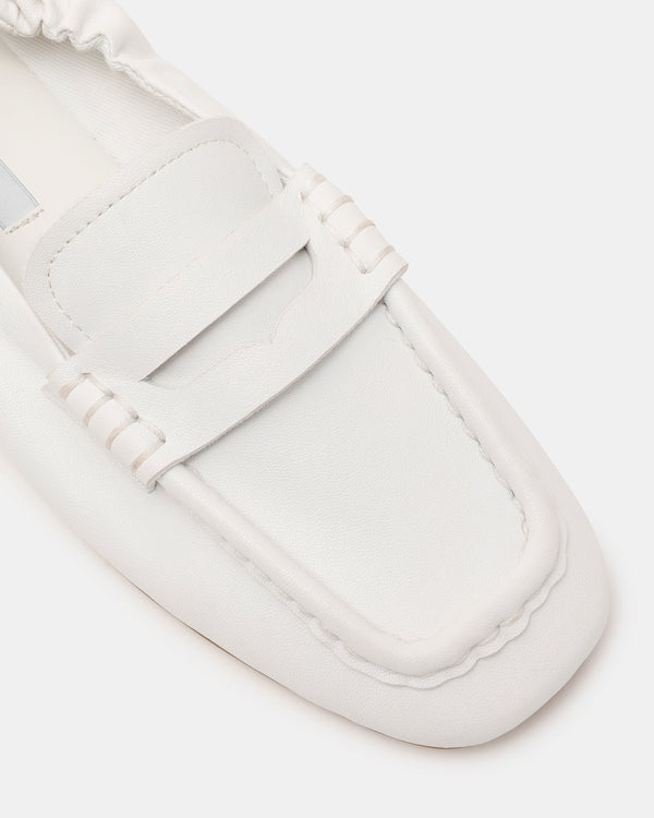 Steve Madden Eurry White Leather EURRY