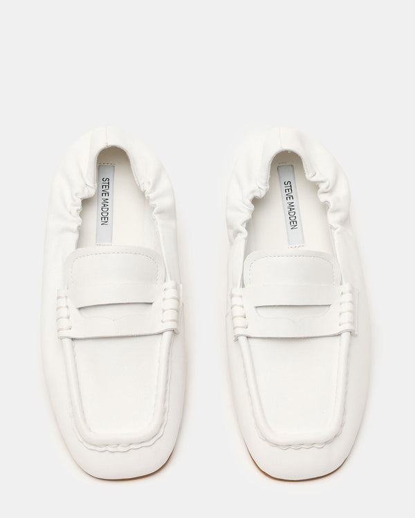 Steve Madden Eurry White Leather EURRY