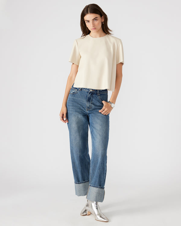 Steve Madden Ezra Top Bone EZRATOP