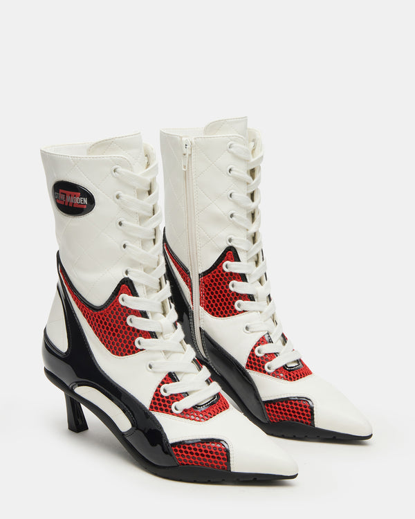 Steve Madden Fangio White/red