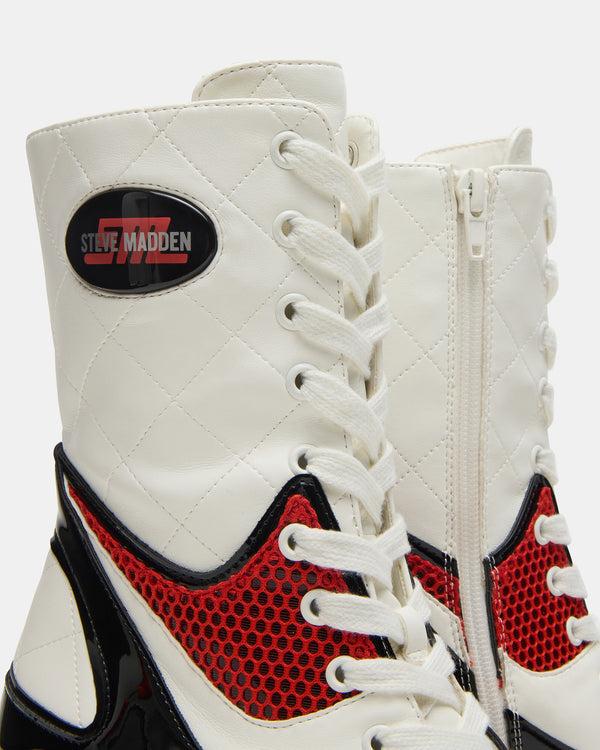 Steve Madden Fangio White/red