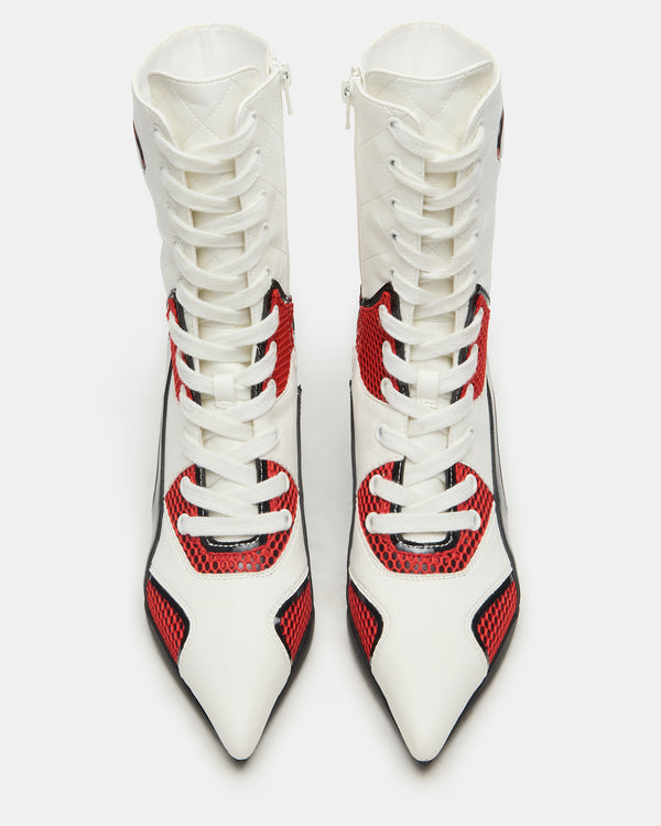 Steve Madden Fangio White/red