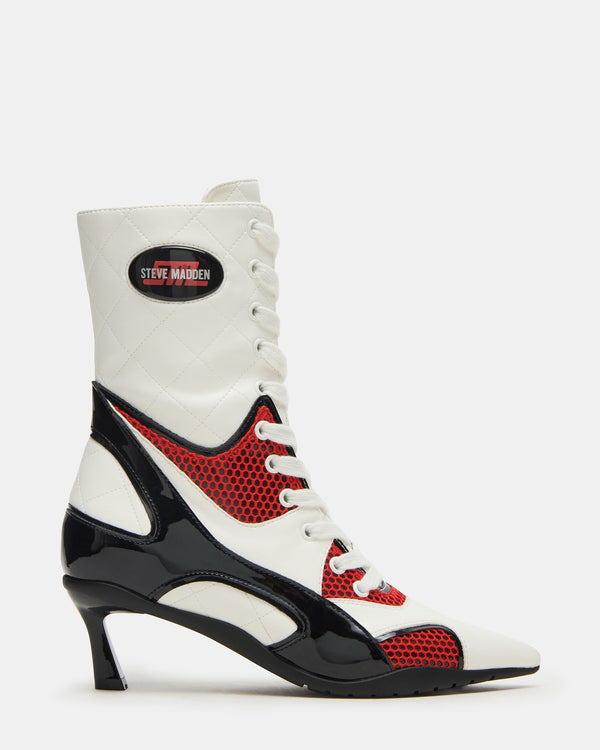 Steve Madden Fangio White/red